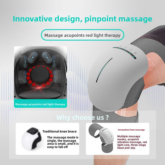 WELLUVEA Heated Knee Massager side view