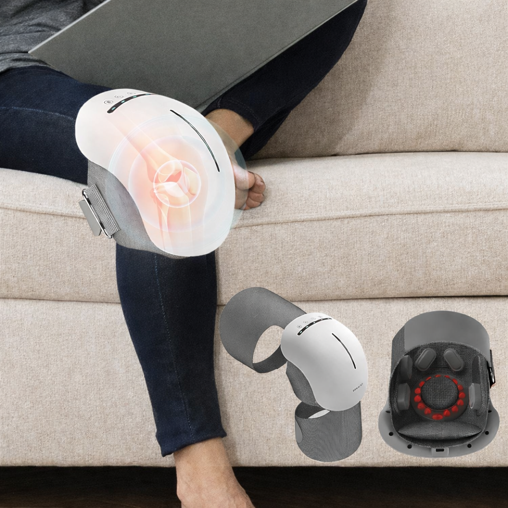 WELLUVEA Heated Knee Massager front view