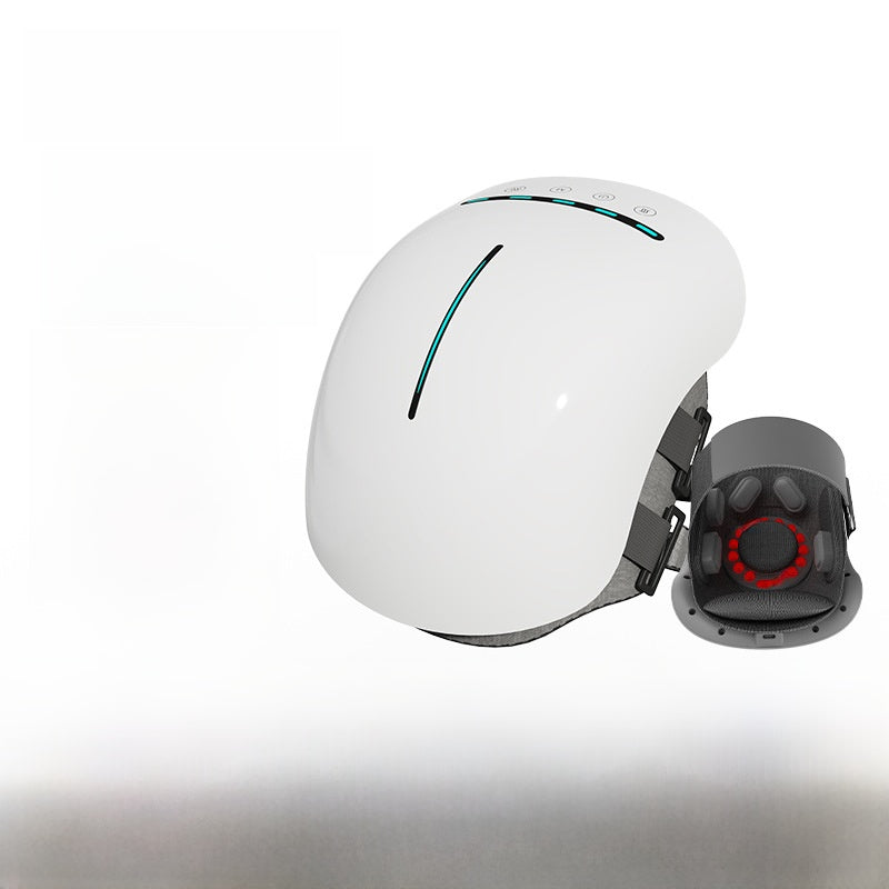 WELLUVEA Heated Knee Massager in use