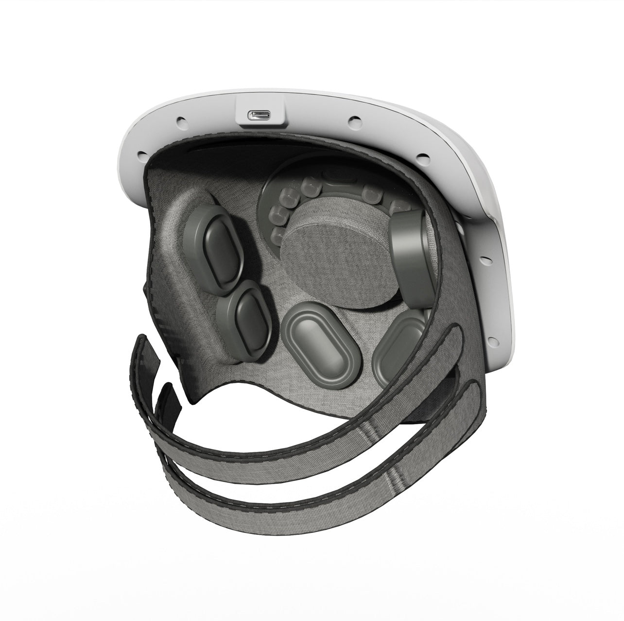 WELLUVEA Knee Massager interior view with massage nodes