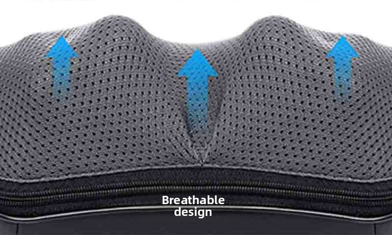 WELLUVEA Shiatsu Neck and Back Heated Massager Shawl - Breathable design